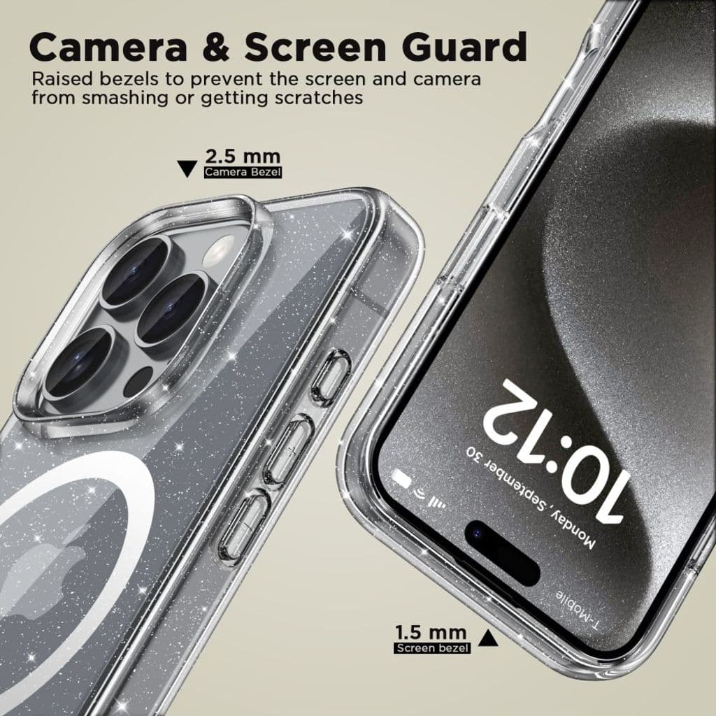 Tech-Protect FlexAir Hybrid MagSafe Skal till iPhone 16 Pro Max - Transparent