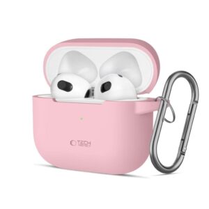 Tech-Protect Silicone Hook Skal till AirPods 3 - Rosa