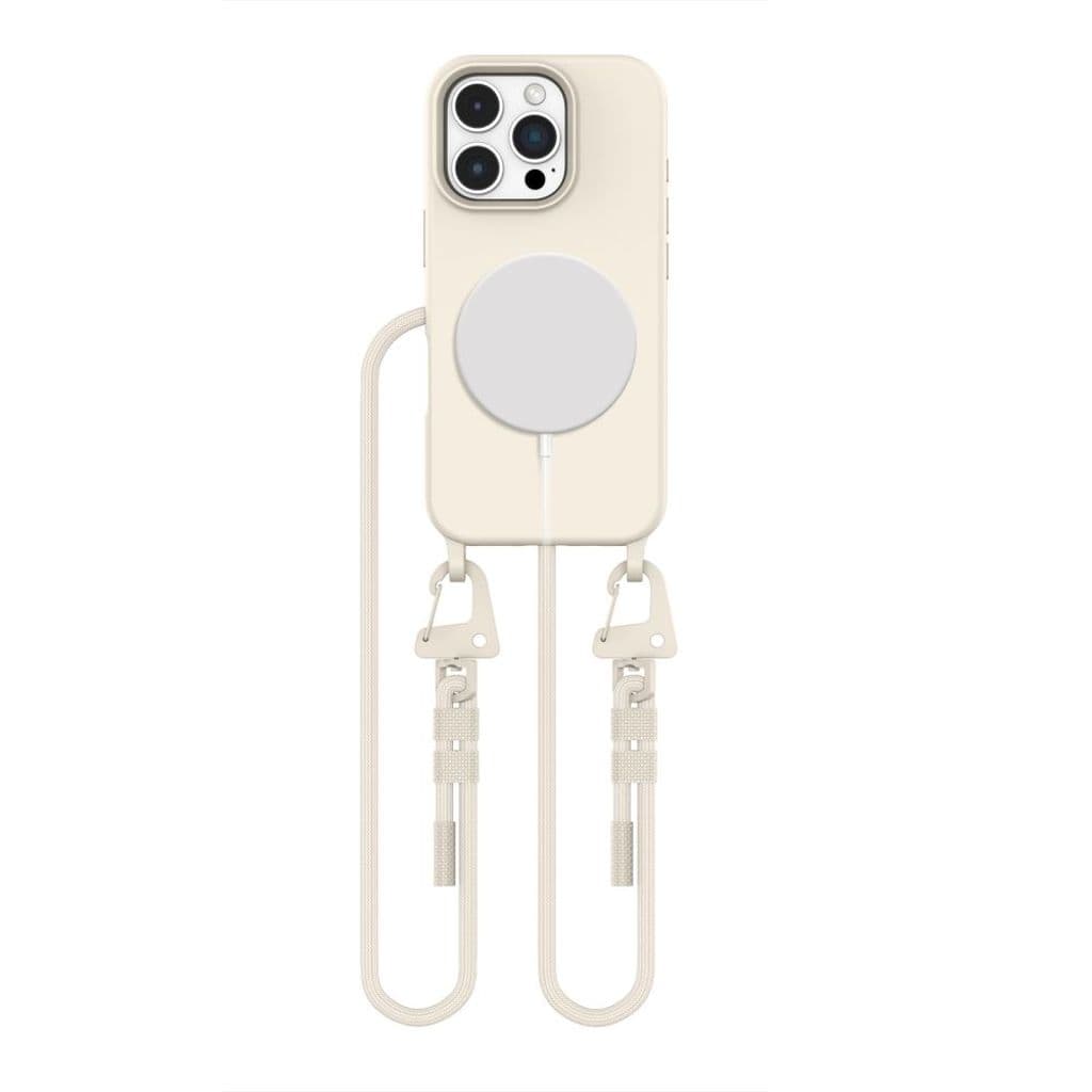 Tech-Protect MagNecklace MagSafe Skal till iPhone 16 Pro Max - Beige