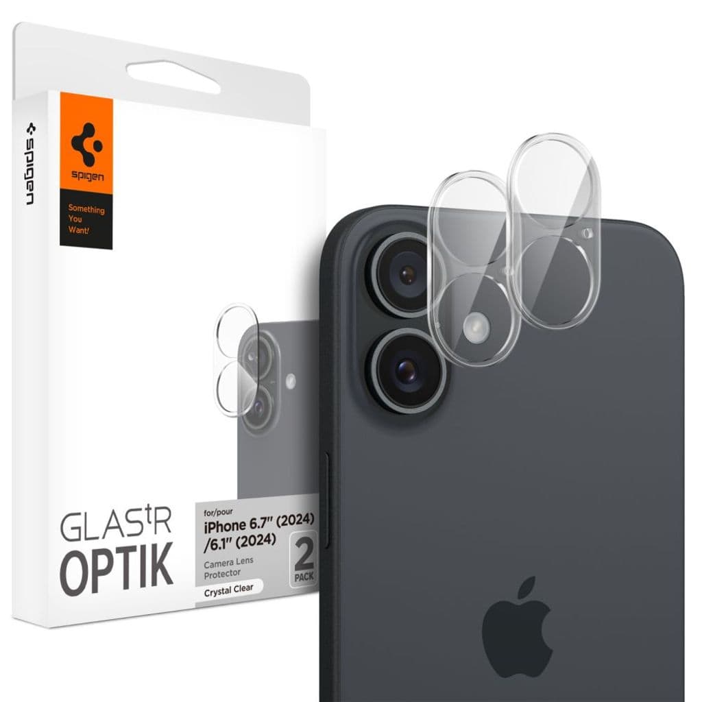 Spigen Optik Glas.tR Linsskydd till iPhone 16/16 Plus