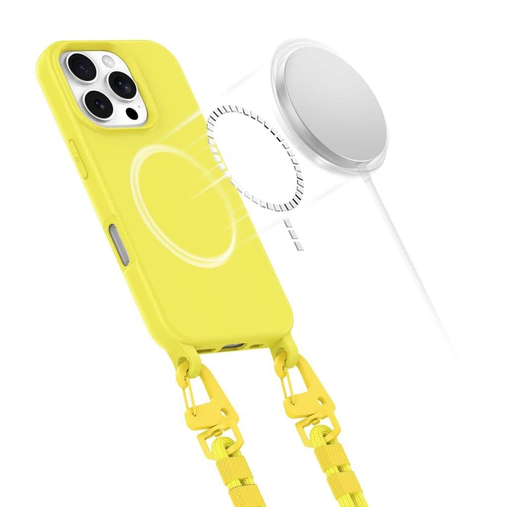 Tech-Protect MagNecklace MagSafe Skal till iPhone 16 Pro Max - Gul - Bild 3