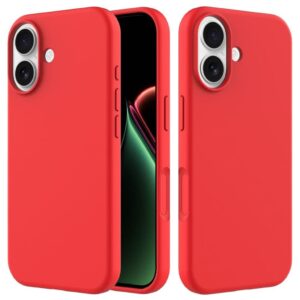 iPhone 17 Silikonskal - Röd