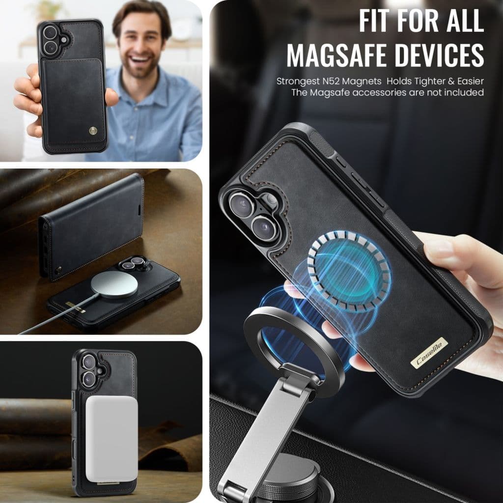 CASEME iPhone 17 Fodral med MagSafe - Svart - Bild 3