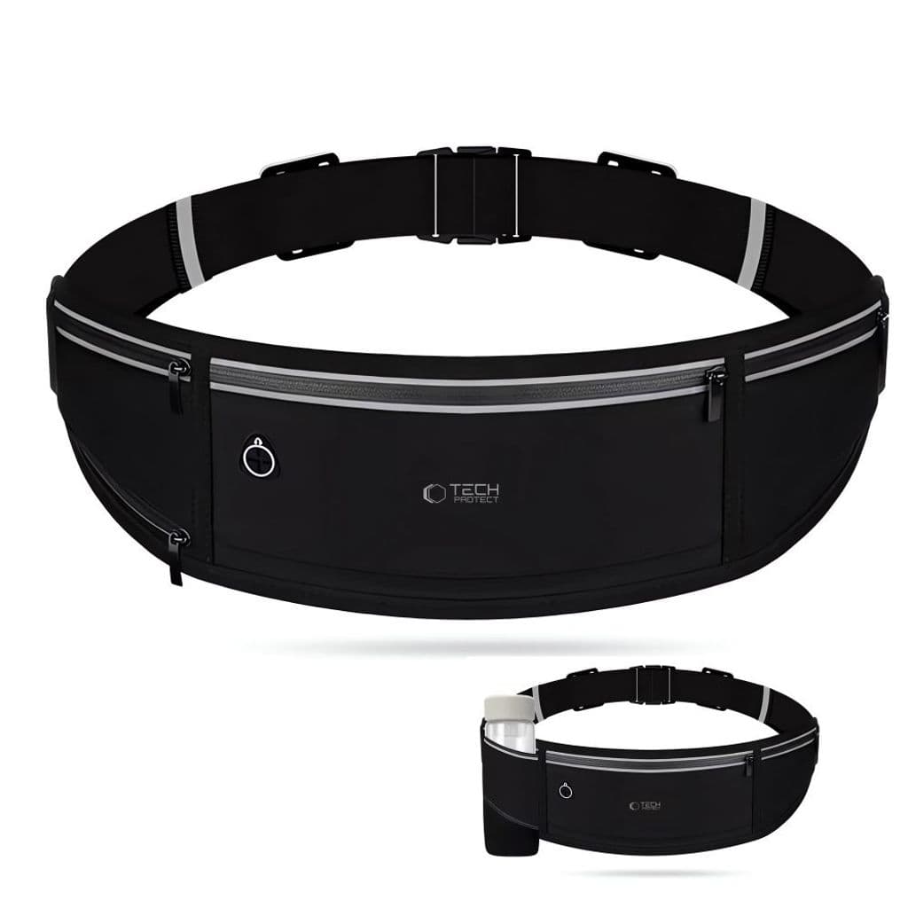 Tech-Protect M3 Universal sport midjeväska – Svart - Bild 4