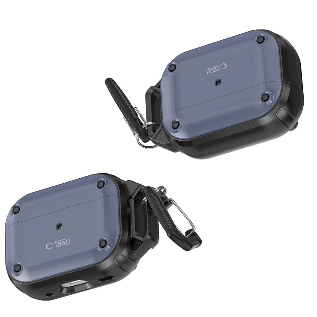 Tech-Protect Rough Hook Skal till AirPods Pro 1 / 2 - Blå - Bild 8