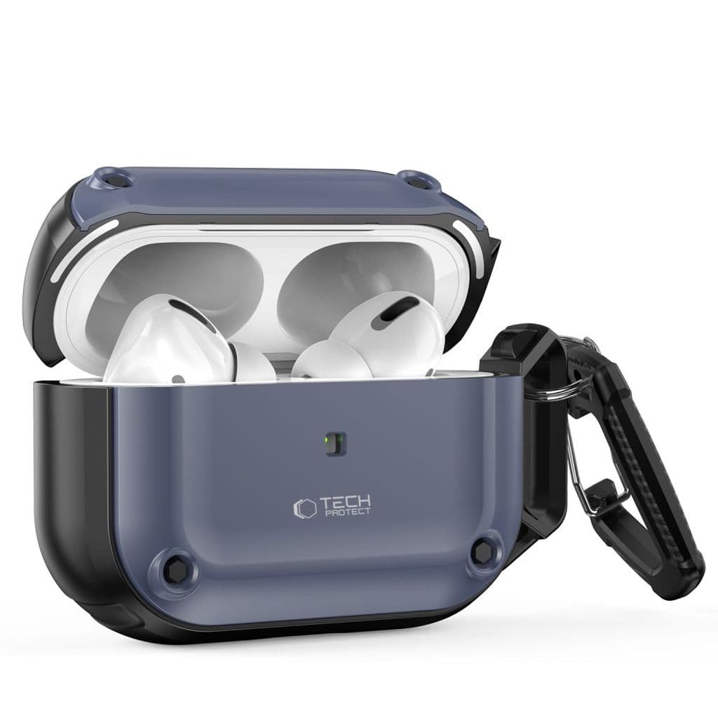 Tech-Protect Rough Hook Skal till AirPods Pro 1 / 2 - Blå - Bild 4