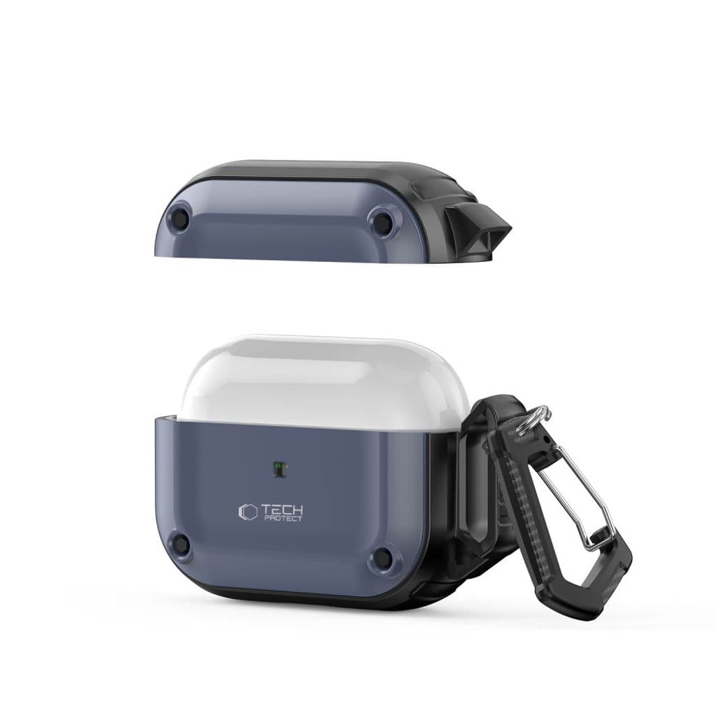 Tech-Protect Rough Hook Skal till AirPods Pro 1 / 2 - Blå - Bild 5