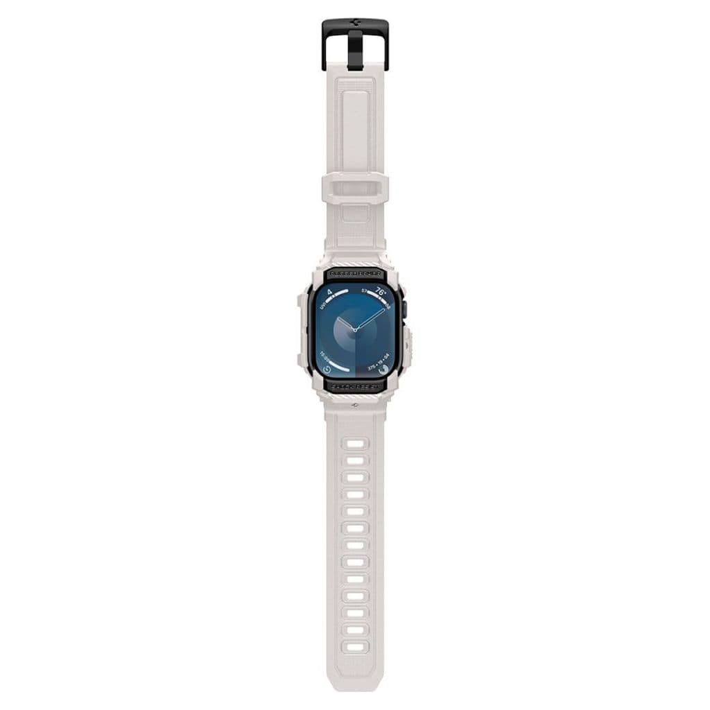 Spigen Rugged Armor Pro Kockarmband till Apple Watch 10 (46 mm) - Beige - Bild 7