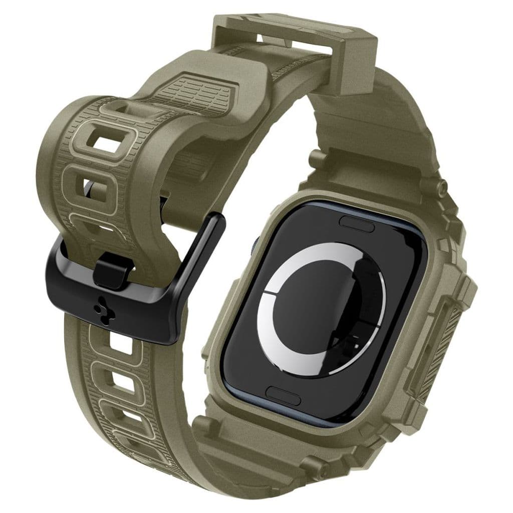 Spigen Rugged Armor Pro Kockarmband till Apple Watch 10 (46 mm) - Grön - Bild 10