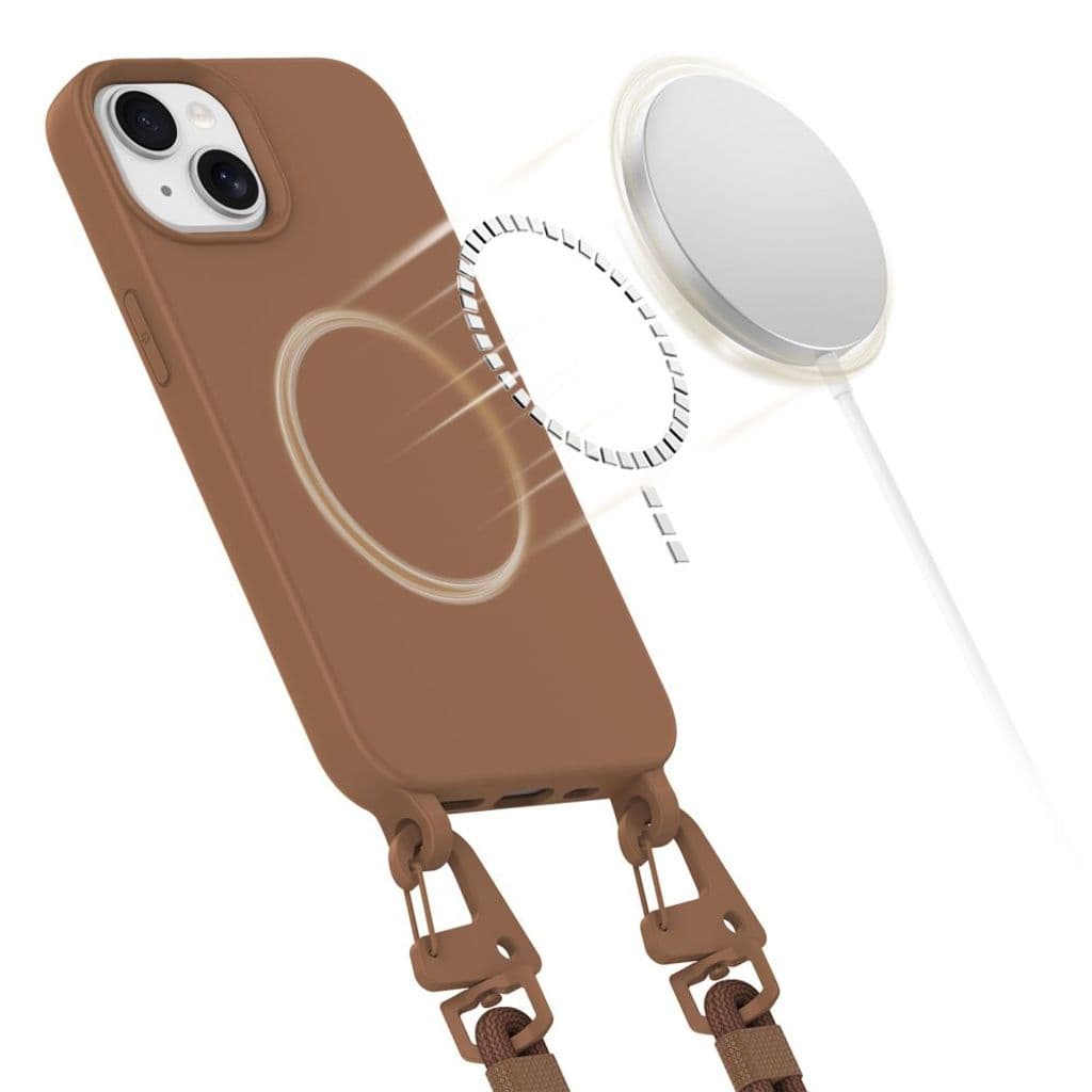 Tech-Protect MagNecklace MagSafe Skal till iPhone 15 - Brun