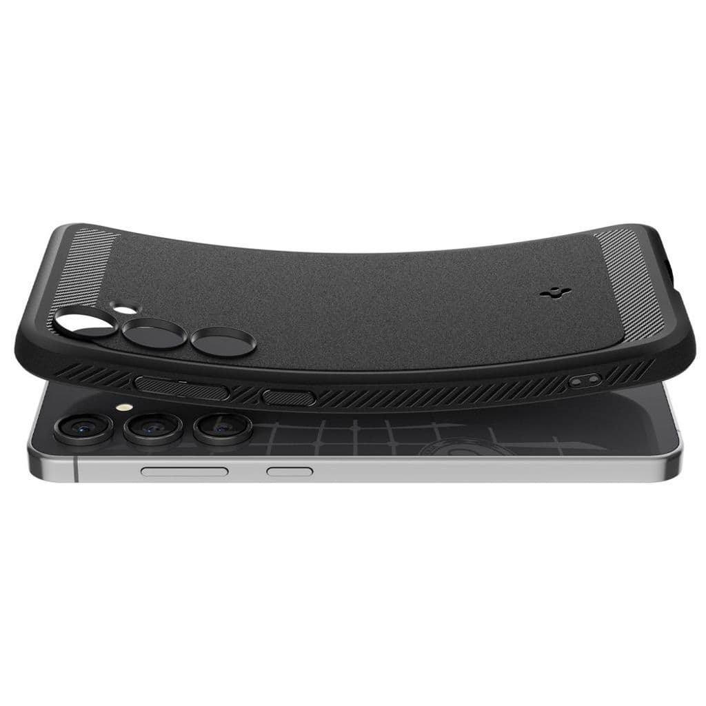 Spigen Rugged Armor Skal till Samsung Galaxy S24 FE - Svart