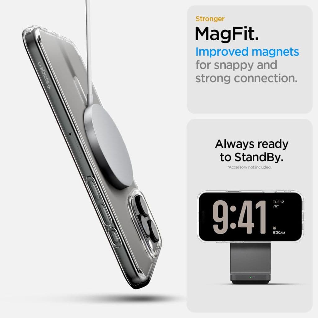 Spigen Ultra Hybrid Skal till iPhone 16 Pro - Vit - Bild 7