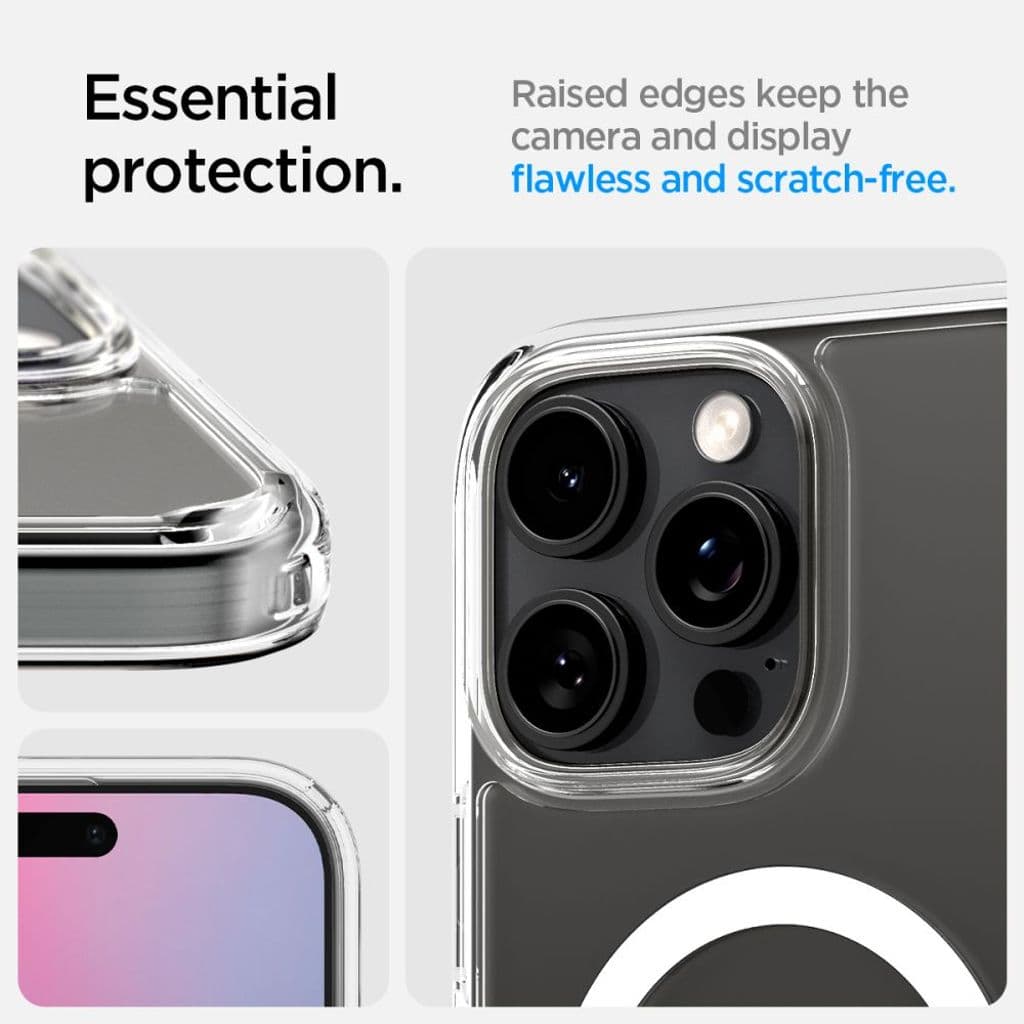 Spigen Ultra Hybrid Skal till iPhone 16 Pro - Vit - Bild 6