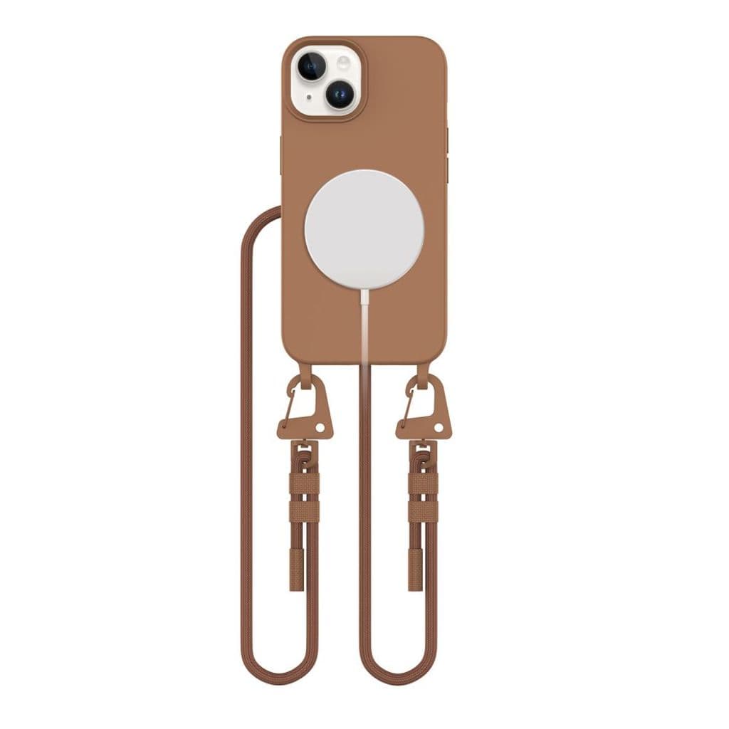 Tech-Protect MagNecklace MagSafe Skal till iPhone 14 - Brun