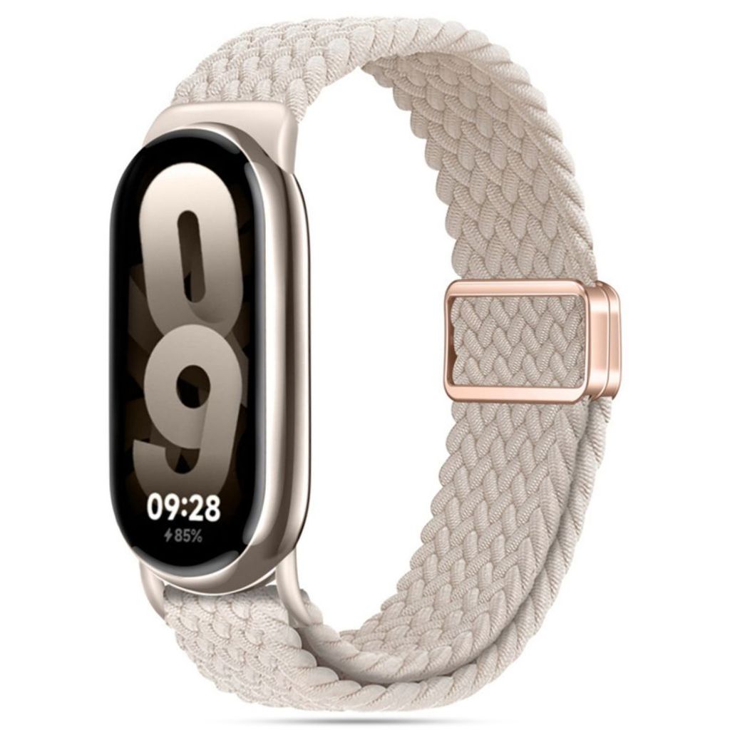 Tech-Protect NylonMag armband till Xiaomi Smart Band 8/9/NFC - Beige