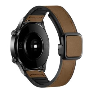 Samsung Galaxy Watch 6 Klockarmband i PU-läder, 20 mm - Mörkbrun