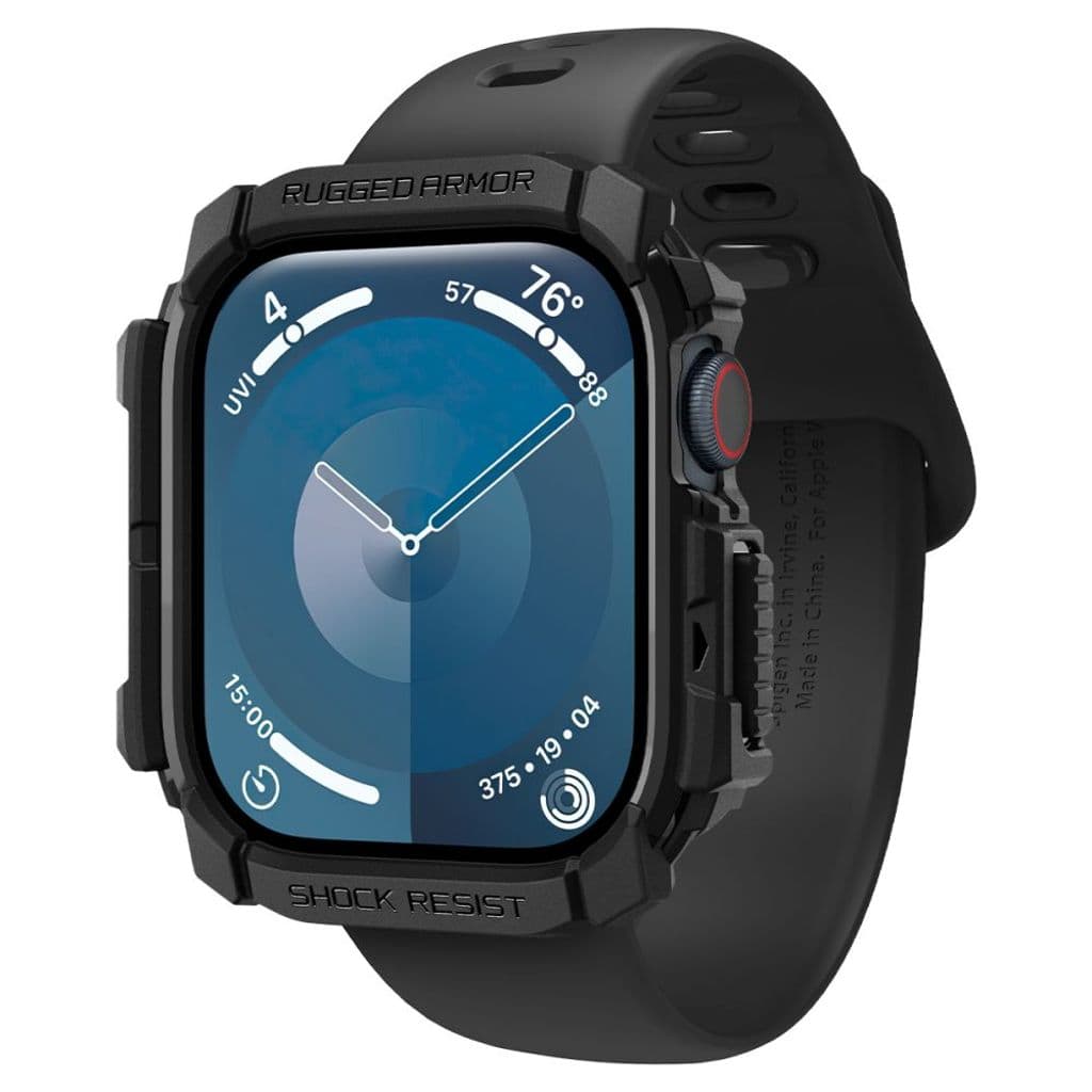 Spigen Rugged Armor Skal till Apple Watch 10 46mm - Svart - Bild 12