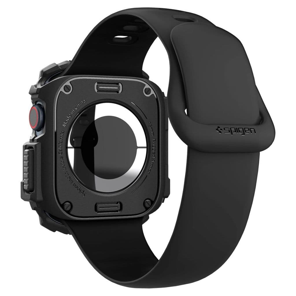 Spigen Rugged Armor Skal till Apple Watch 10 46mm - Svart - Bild 7