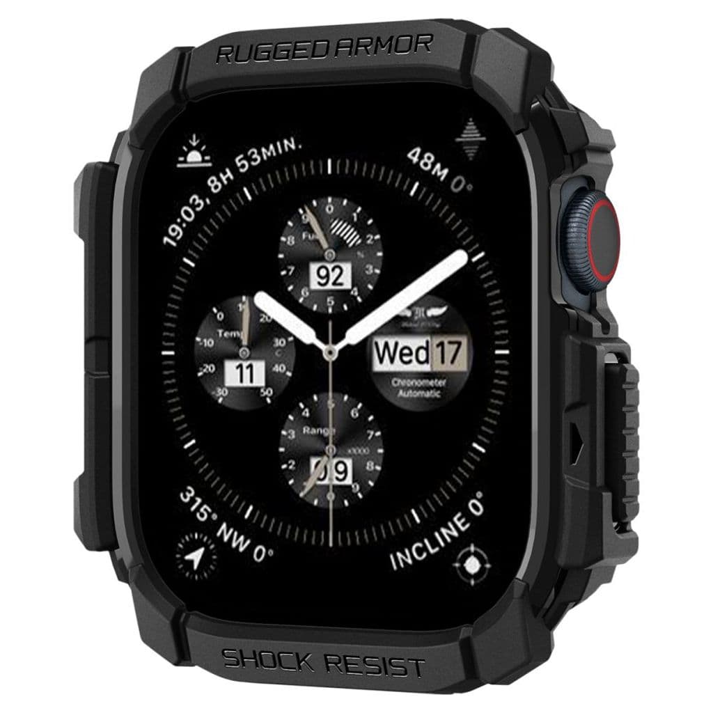 Spigen Rugged Armor Skal till Apple Watch 10 46mm - Svart - Bild 10