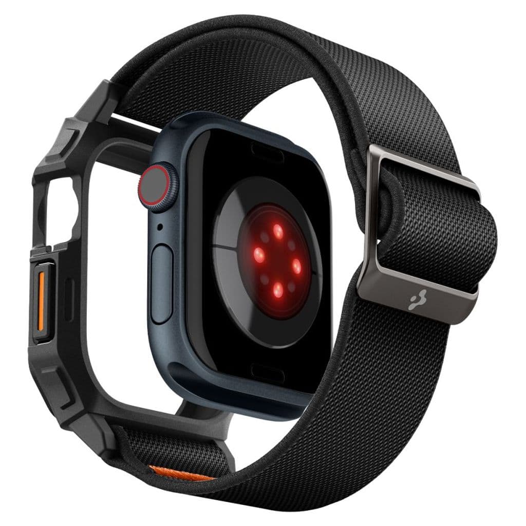 Spigen Lite Fit Pro Kockarmband till Apple Watch 10 42 mm - Svart - Bild 2