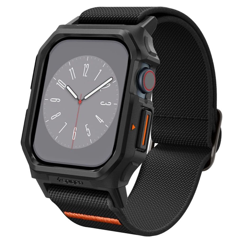 Spigen Lite Fit Pro Kockarmband till Apple Watch 10 42 mm - Svart