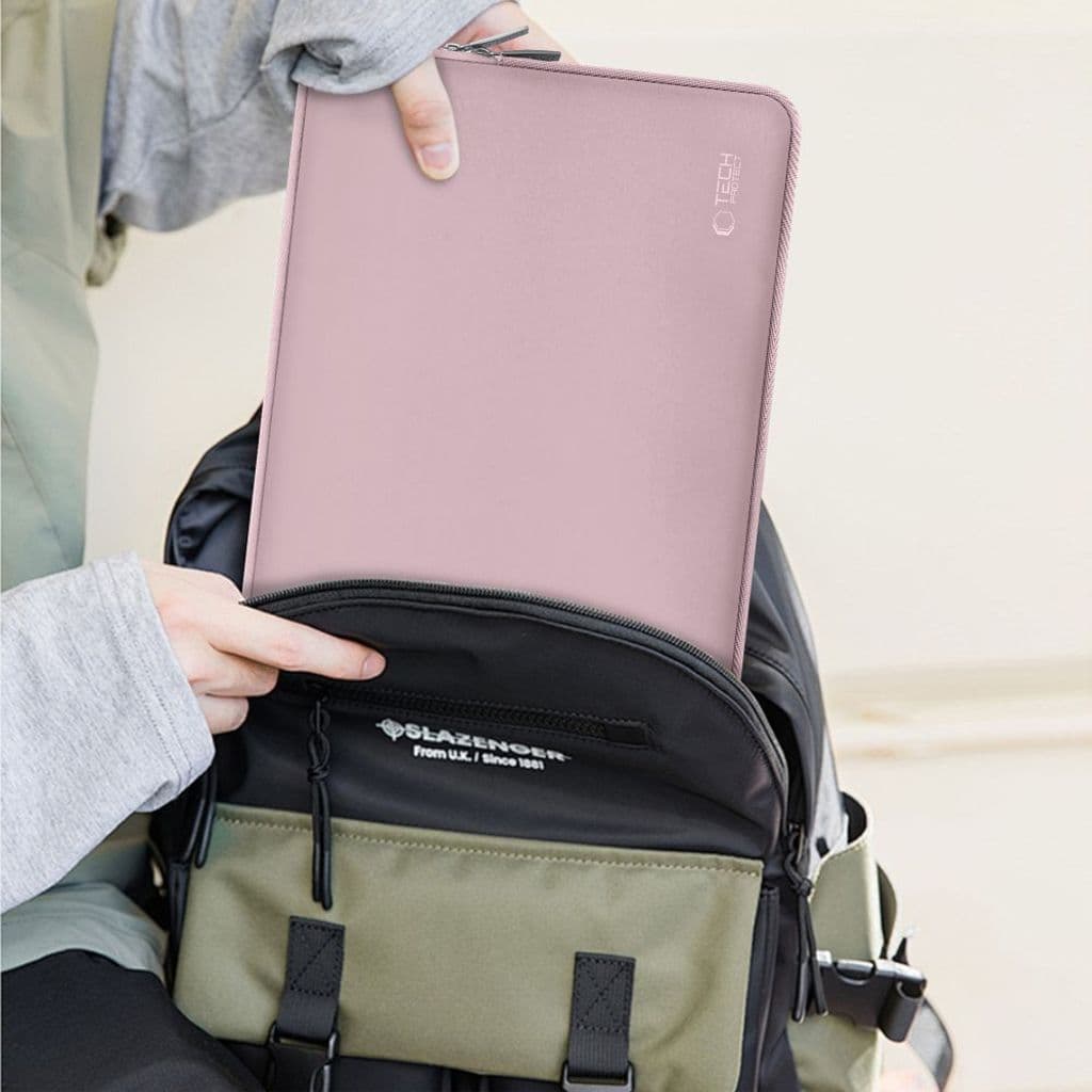 Tech-Protect Neoslim 13-14" laptopfodral – rosa - Bild 9