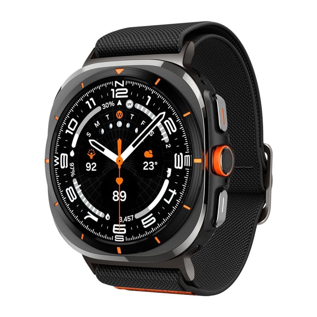 Spigen Fit Lite Kockarmband till Galaxy Watch Ultra 47mm - Svart - Bild 4