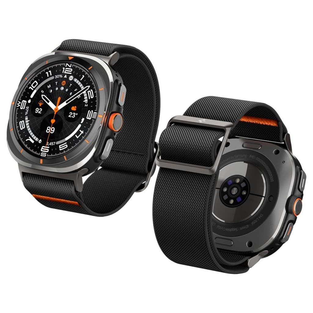 Spigen Fit Lite Kockarmband till Galaxy Watch Ultra 47mm - Svart - Bild 2