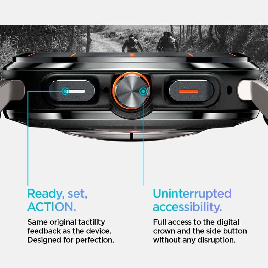 Spigen Fit Lite Kockarmband till Galaxy Watch Ultra 47mm - Svart - Bild 17