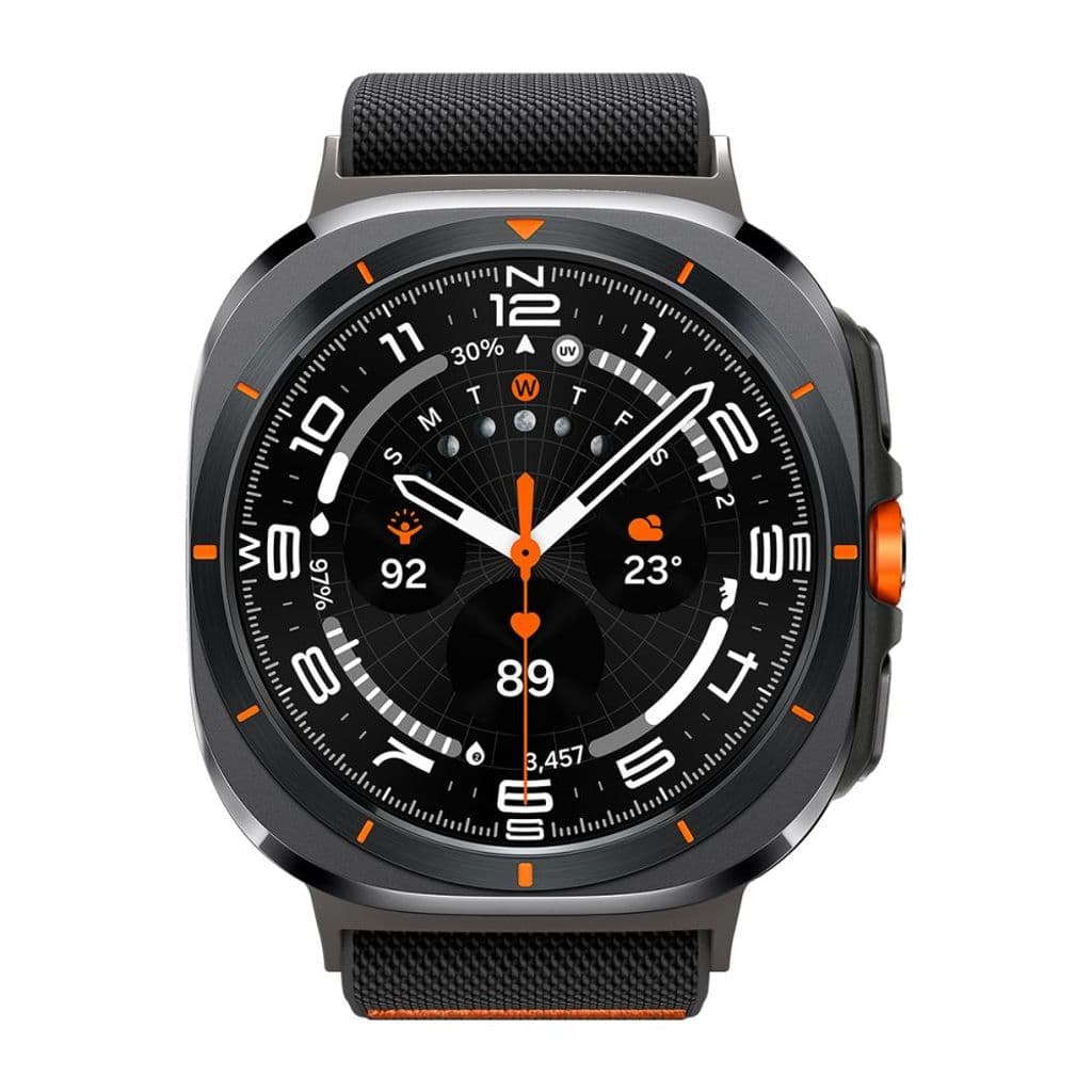 Spigen Fit Lite Kockarmband till Galaxy Watch Ultra 47mm - Svart - Bild 5