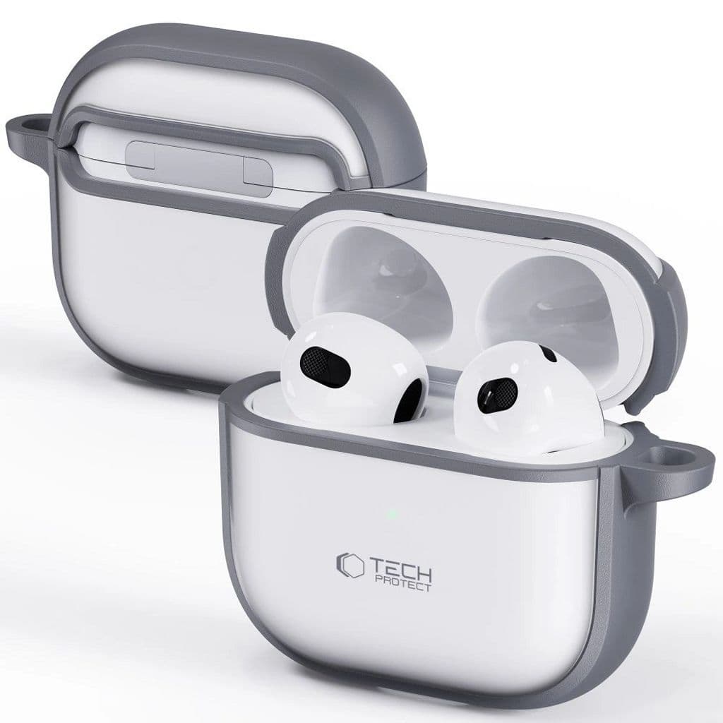 Tech-Protect Slim Hook Fodral till AirPods 4 - Grå - Bild 3