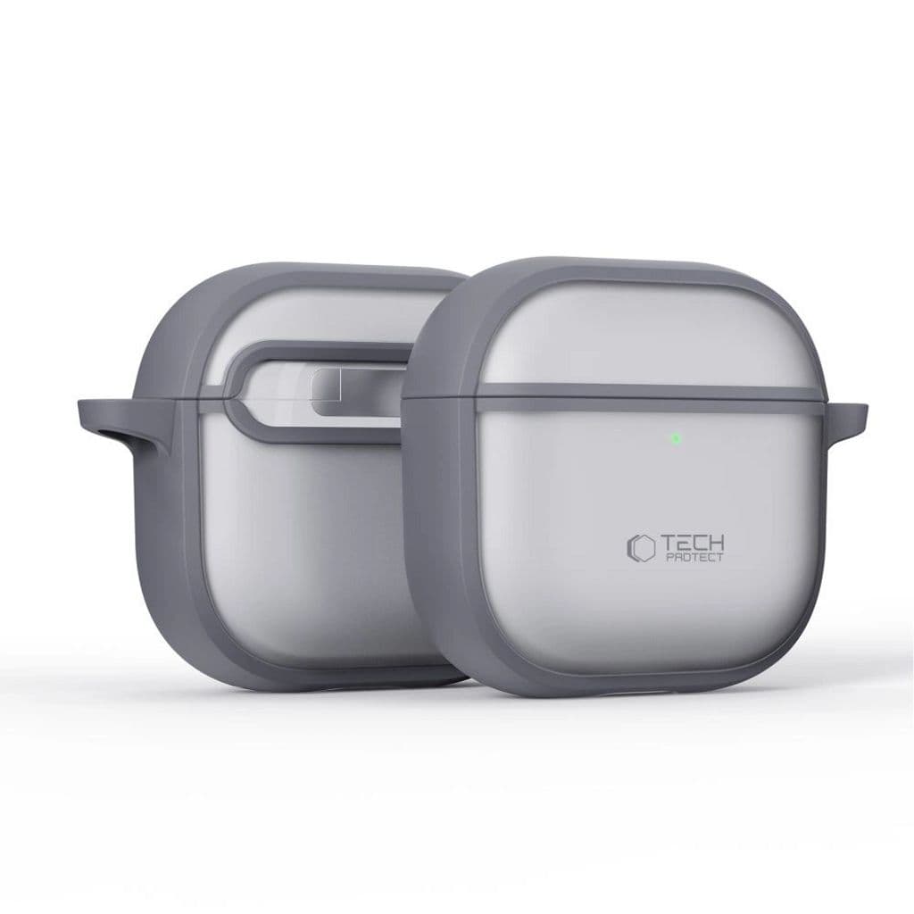 Tech-Protect Slim Hook Fodral till AirPods 4 - Grå - Bild 2