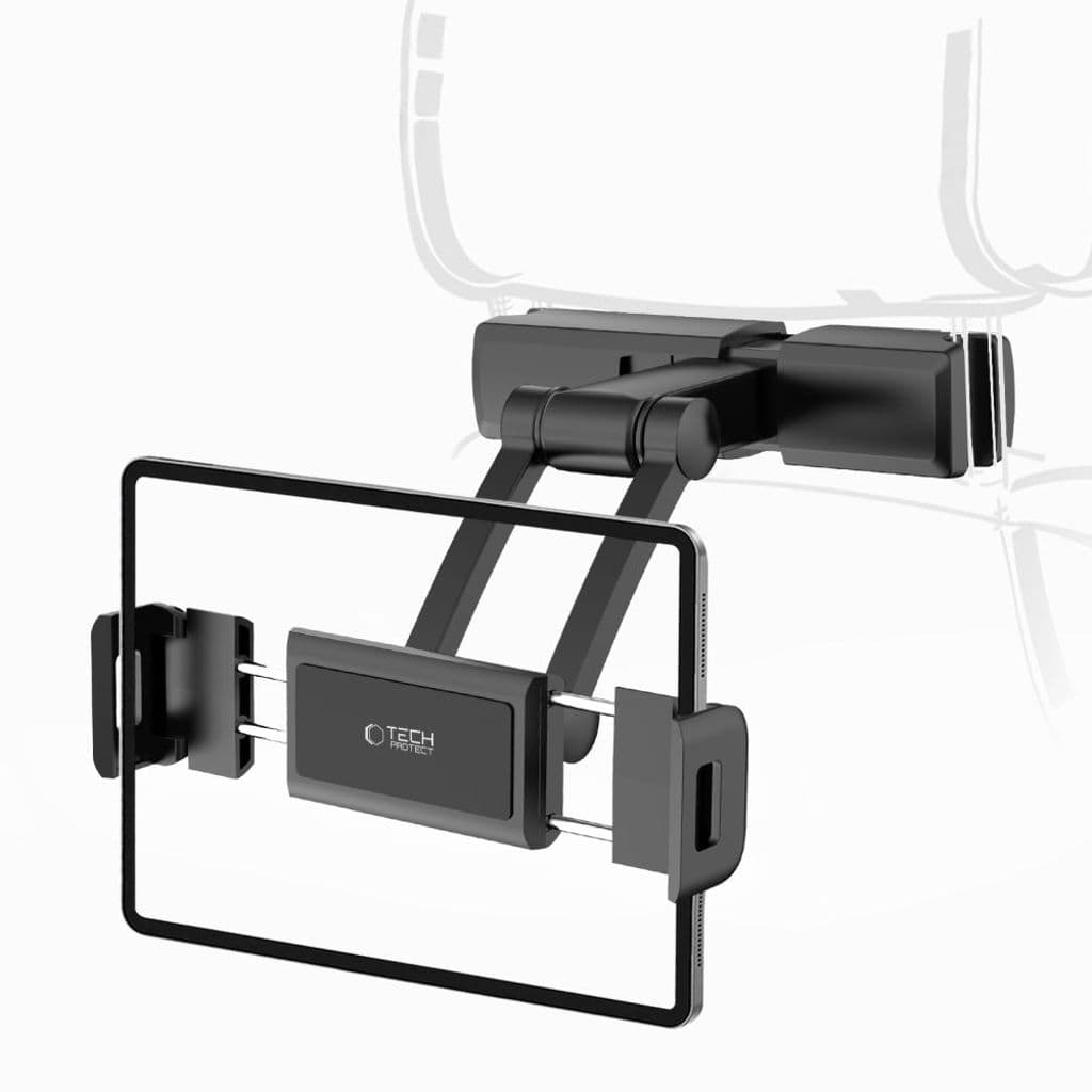 Tech-Protect V2 telefonhållare för nackstöd – svart - Bild 5
