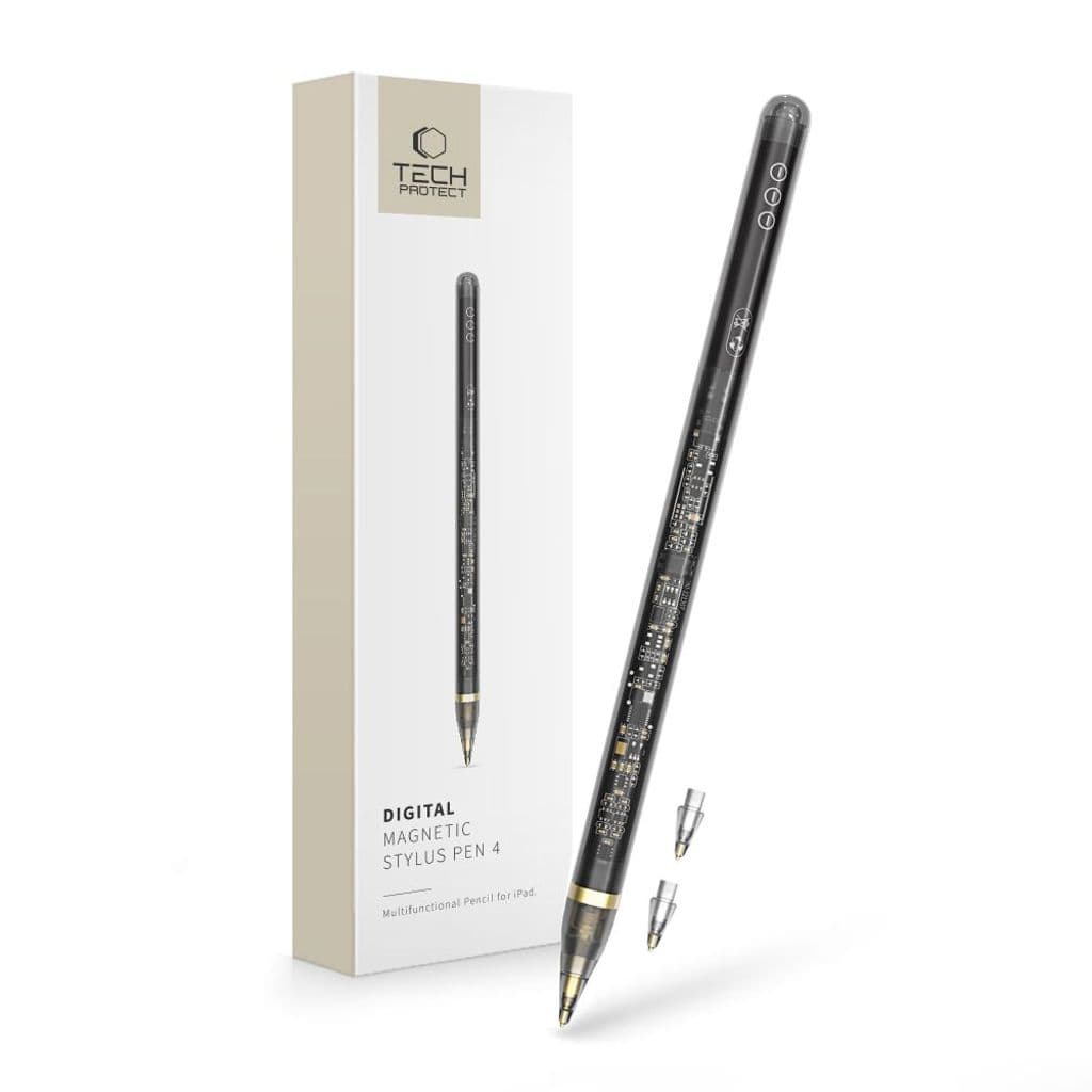 Tech-Protect digital magnetisk stylus för iPad - svart