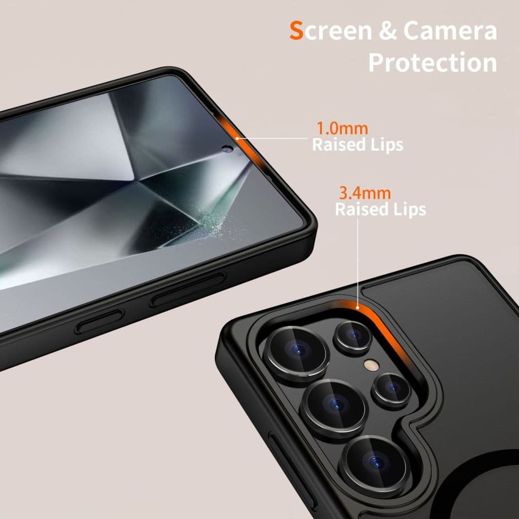 Tech-Protect MagMat MagSafe Skal till Samsung Galaxy S25 Ultra - Svart - Bild 2
