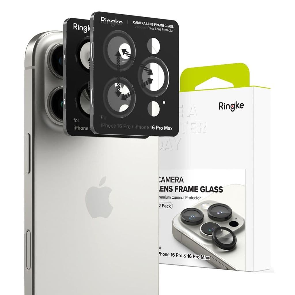Ringke Camera Frame Protector 2-pack Linsskydd till iPhone 16 Pro/16 Pro Max