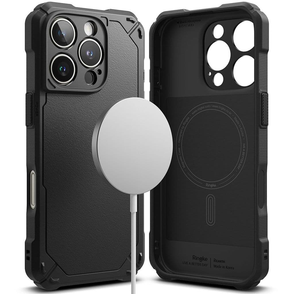 Ringke Rugged Gear MagSafe Skal till iPhone 16 Pro - Svart - Bild 6