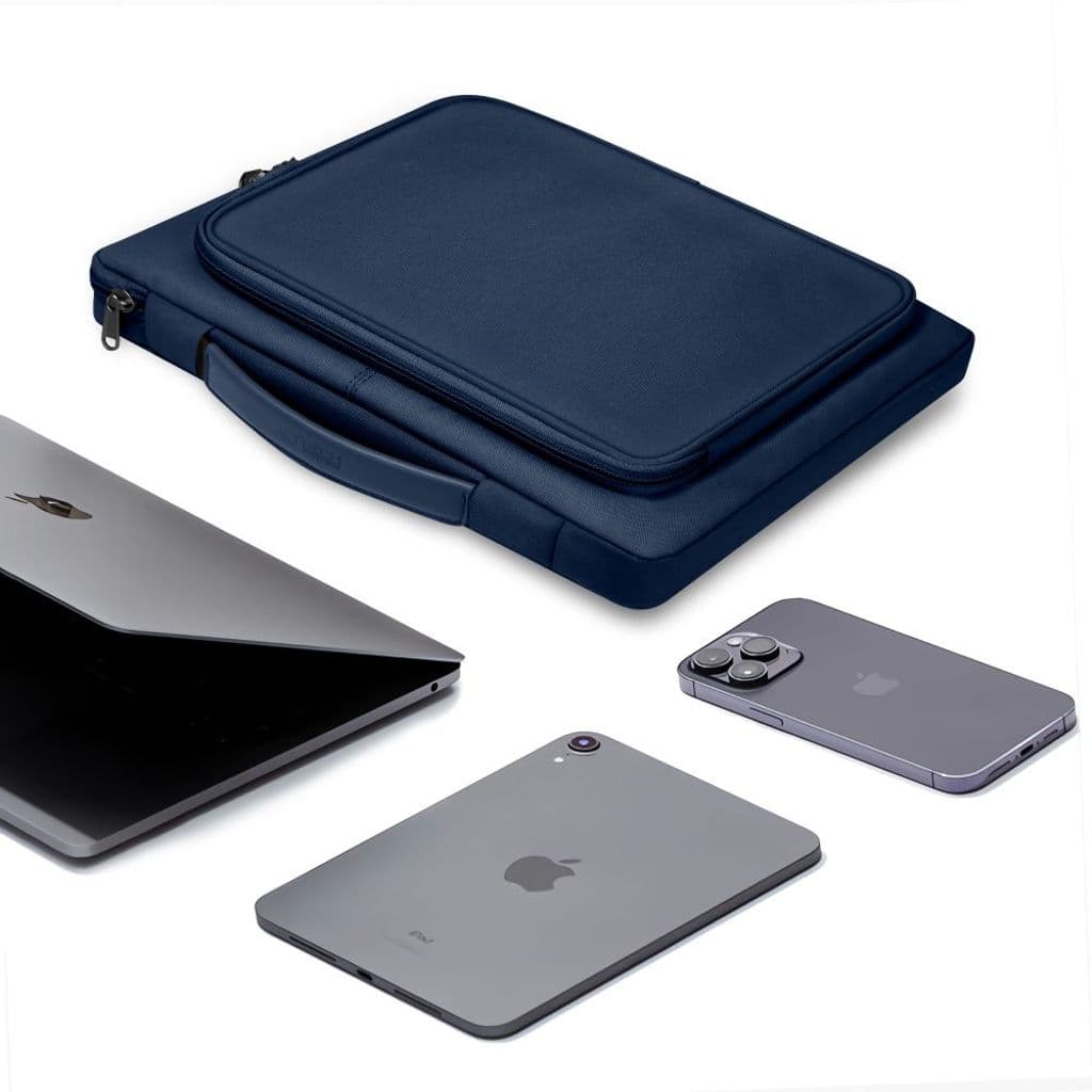 Tech-Protect Basic Bag laptopfodral 13–14" – blå - Bild 8