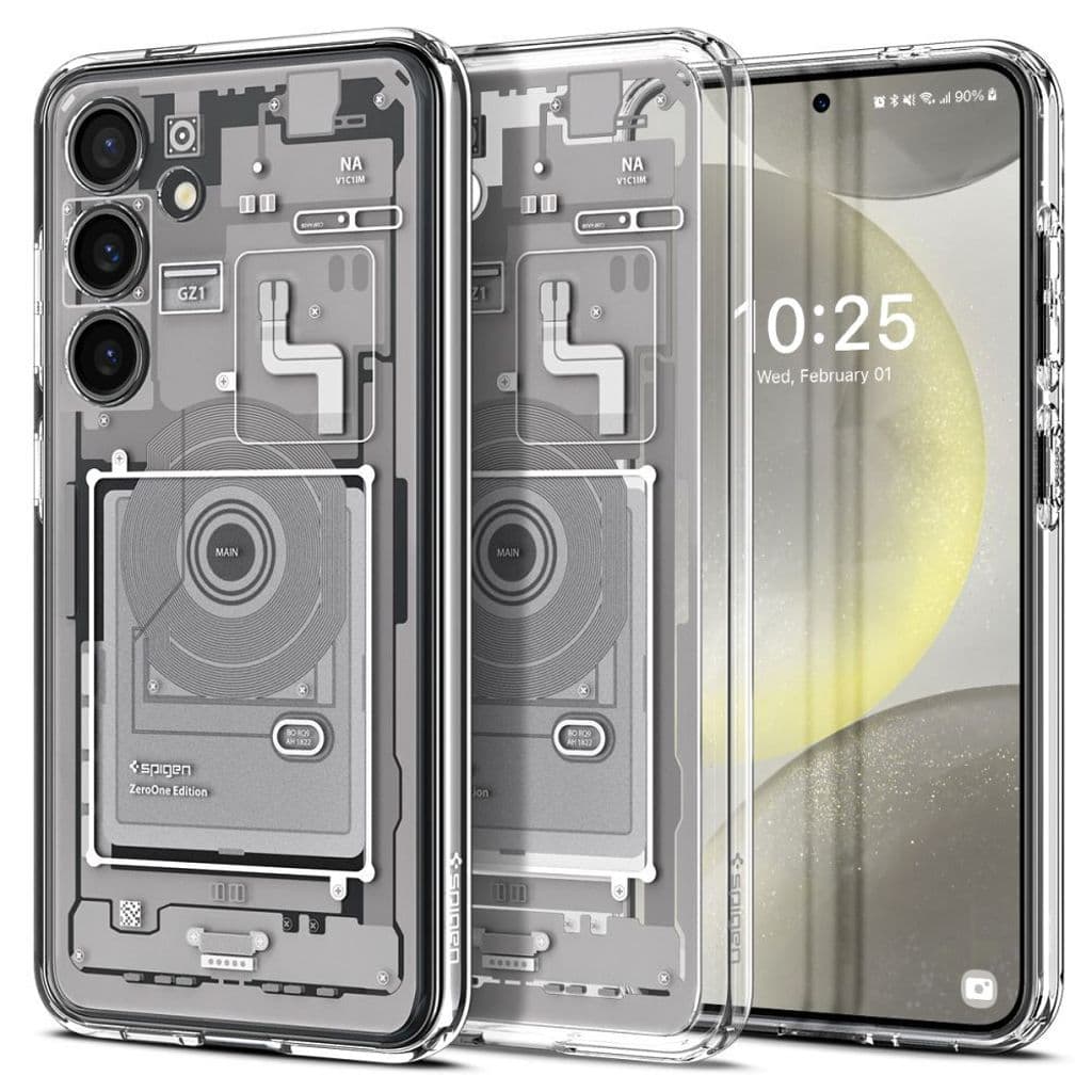 Spigen Ultra Hybrid Zero One Skal till Samsung Galaxy S24 - Vit