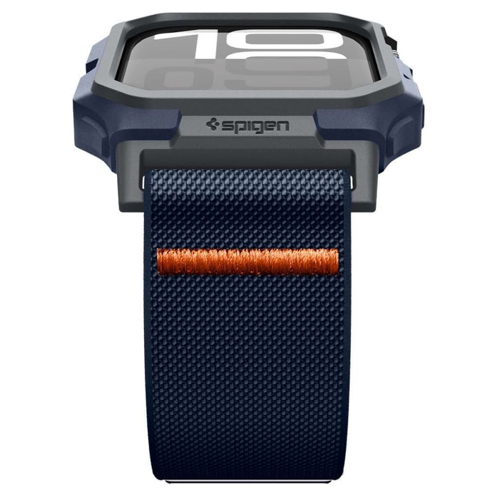Spigen Lite Fit Pro Kockarmband till Apple Watch 10 46 mm - Marinblå - Bild 7