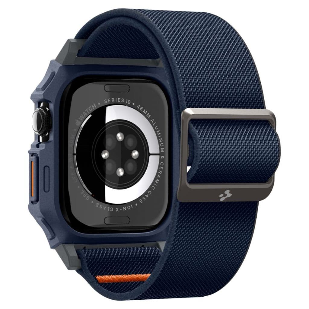 Spigen Lite Fit Pro Kockarmband till Apple Watch 10 46 mm - Marinblå - Bild 12