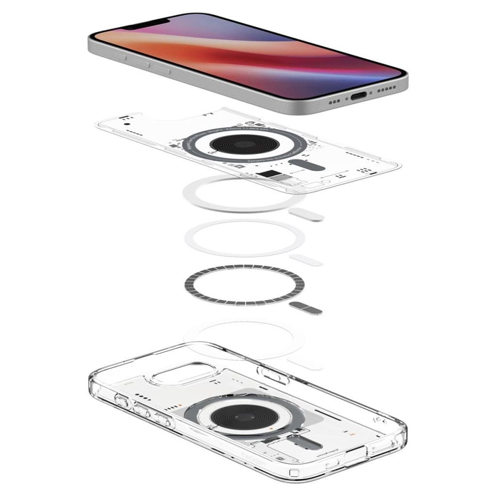 Spigen Ultra Hybrid MagSafe Neo One Skal till iPhone 16e - Transparent - Bild 4