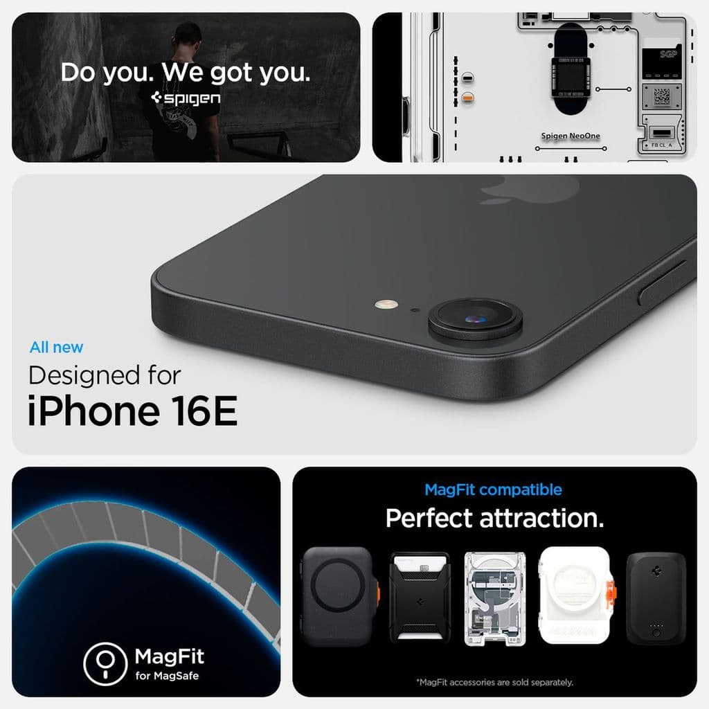 Spigen Ultra Hybrid MagSafe Neo One Skal till iPhone 16e - Transparent - Bild 2