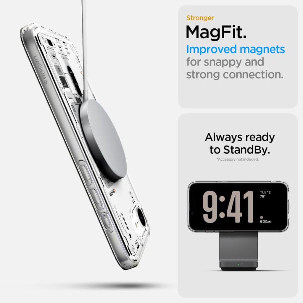 Spigen Ultra Hybrid MagSafe Neo One Skal till iPhone 16e - Transparent - Bild 7