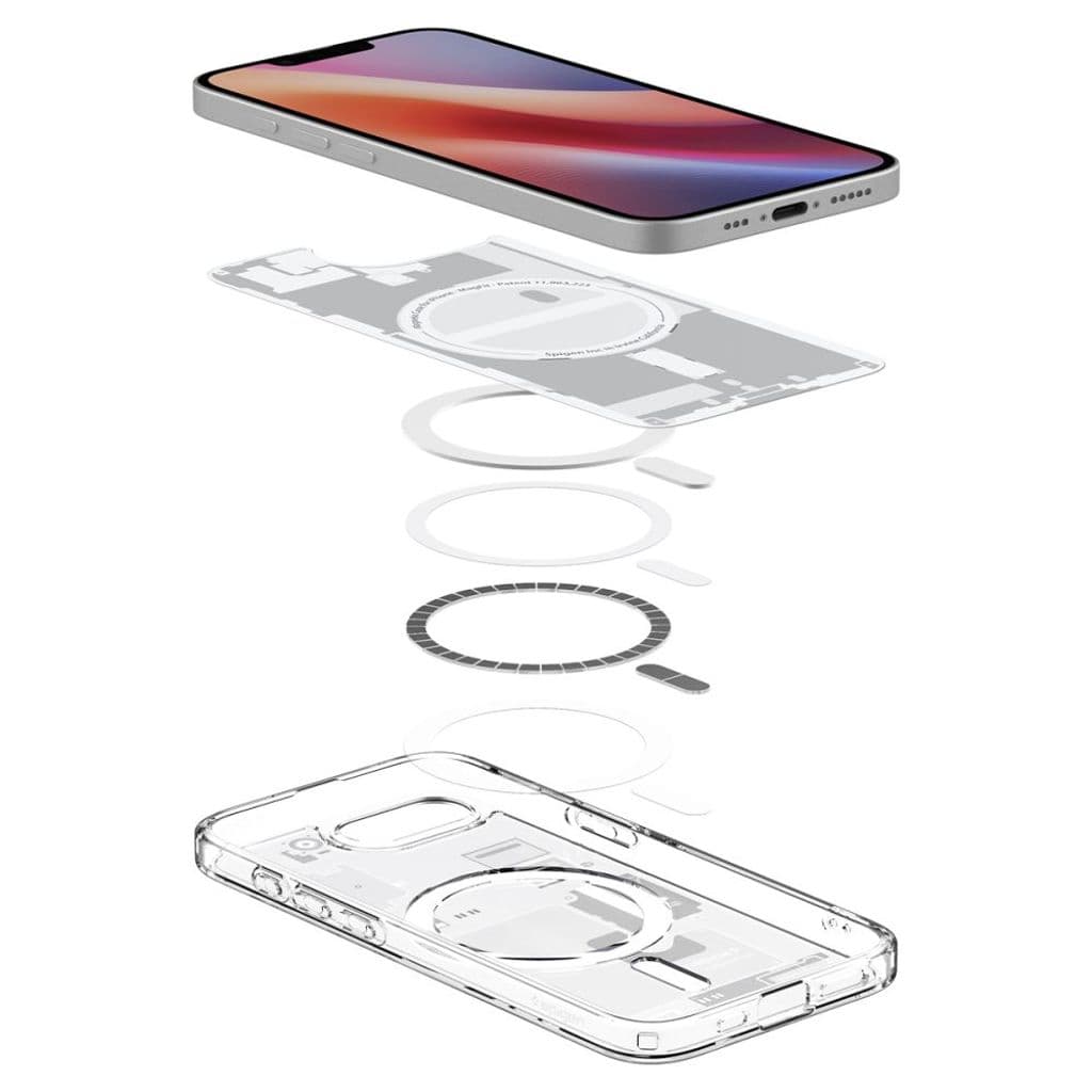 Spigen Ultra Hybrid MagSafe Zero One Skal till iPhone 16e - Vit - Bild 13