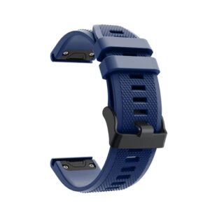 Garmin Fenix 7/6/6 Pro/Forerunner935/945 etc. Klockarmband i silikon - Mörkblå