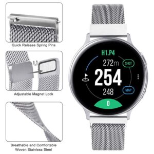 Milanesiskt klockarmband Garmin/Vivoactive 3/Forerunner 245 – Silver