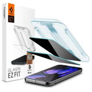 Spigen Glas.TR Ez Fit Privacy Skärmskydd 2-pack - Google Pixel