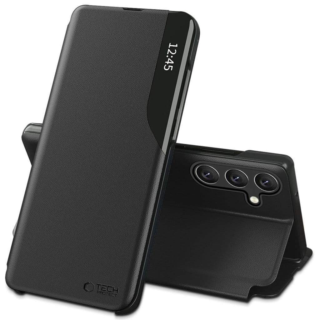 Tech-Protect Smart View Fodral till Samsung Galaxy A36 5G - Svart