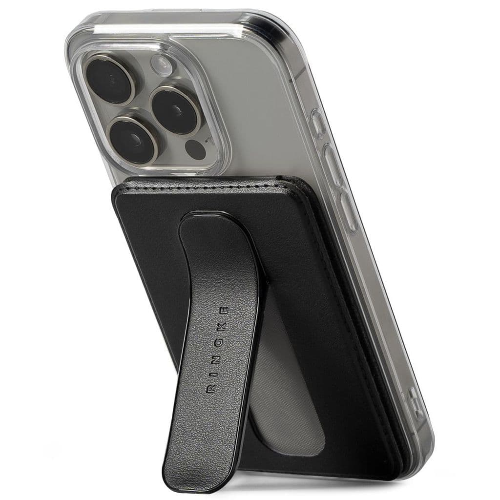 Ringke Slide Grip MagSafe plånbok och stativ – svart
